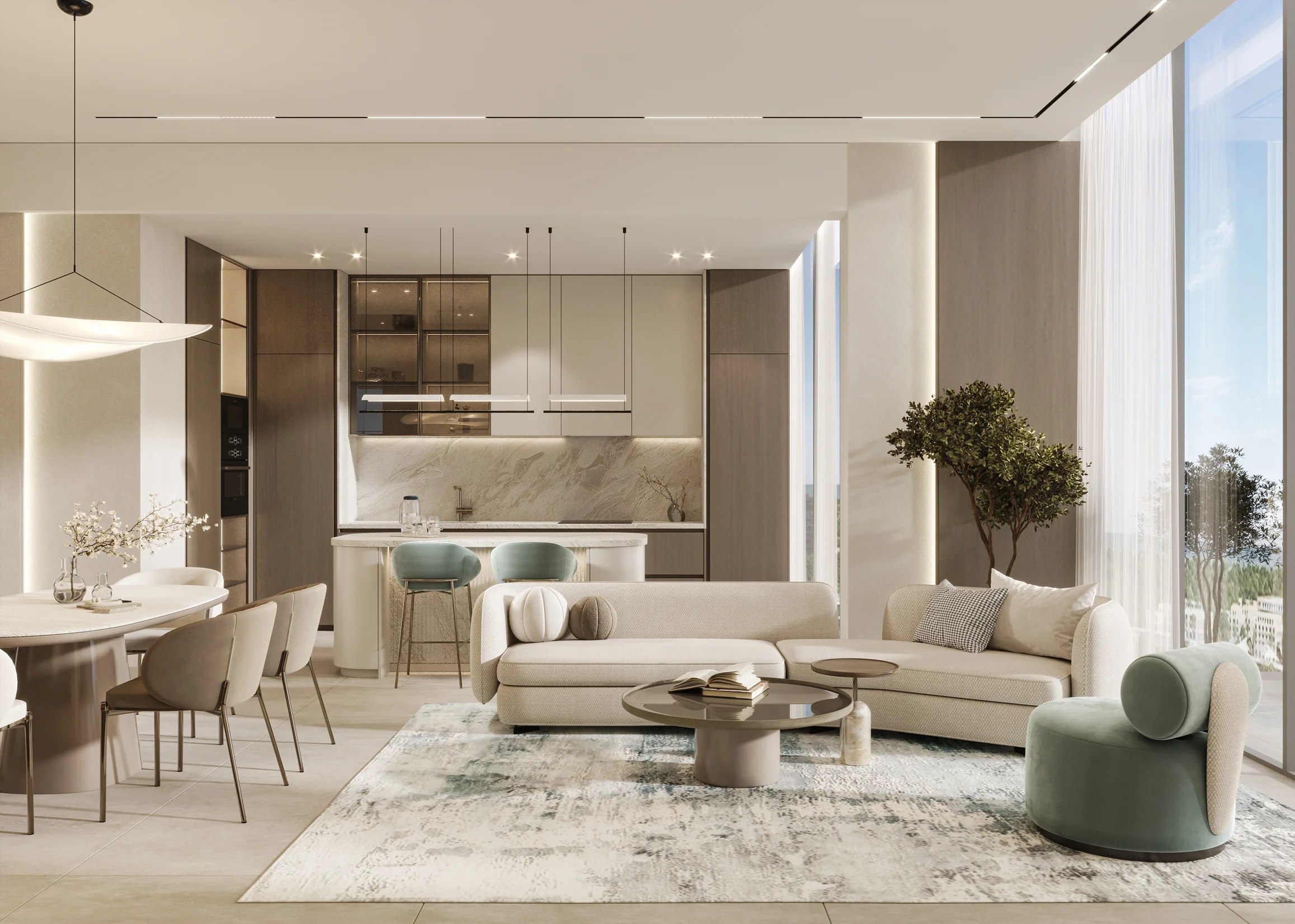 Interior detail from an Allegro residence