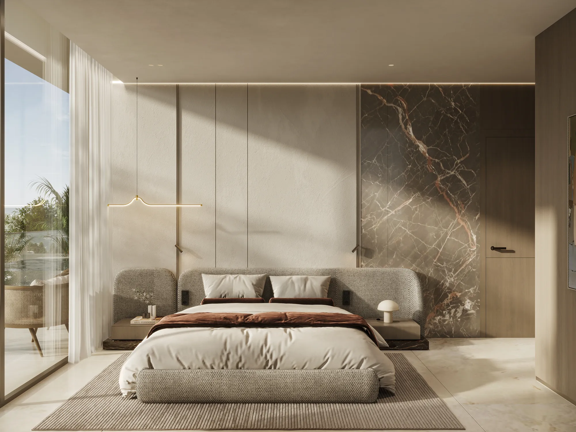 Master bedroom view 1