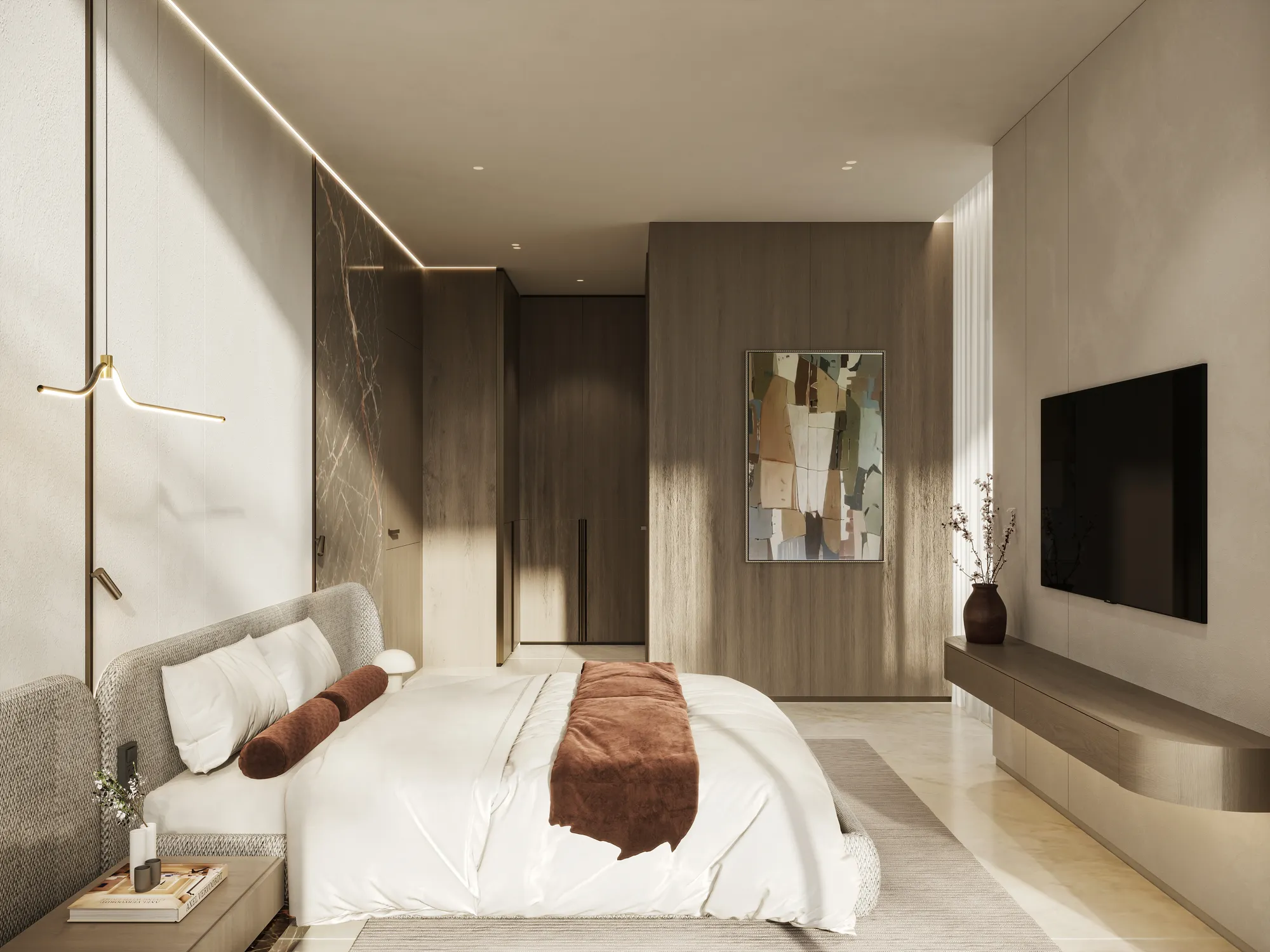 Master bedroom view 2