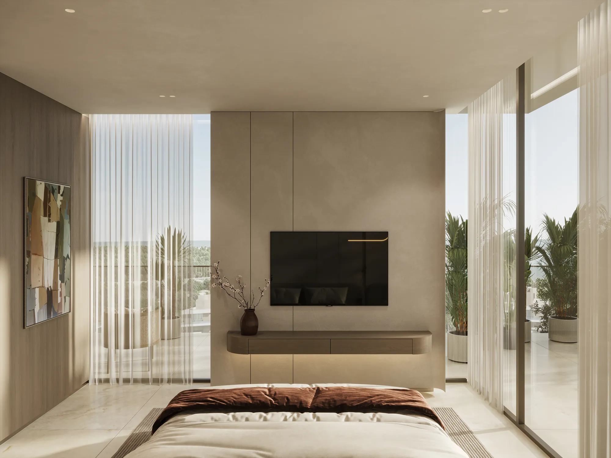 Master bedroom view 3
